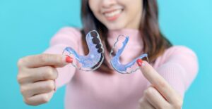 Clear plastic retainers